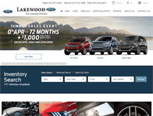 Tablet Screenshot of lakewoodfordfamily.com